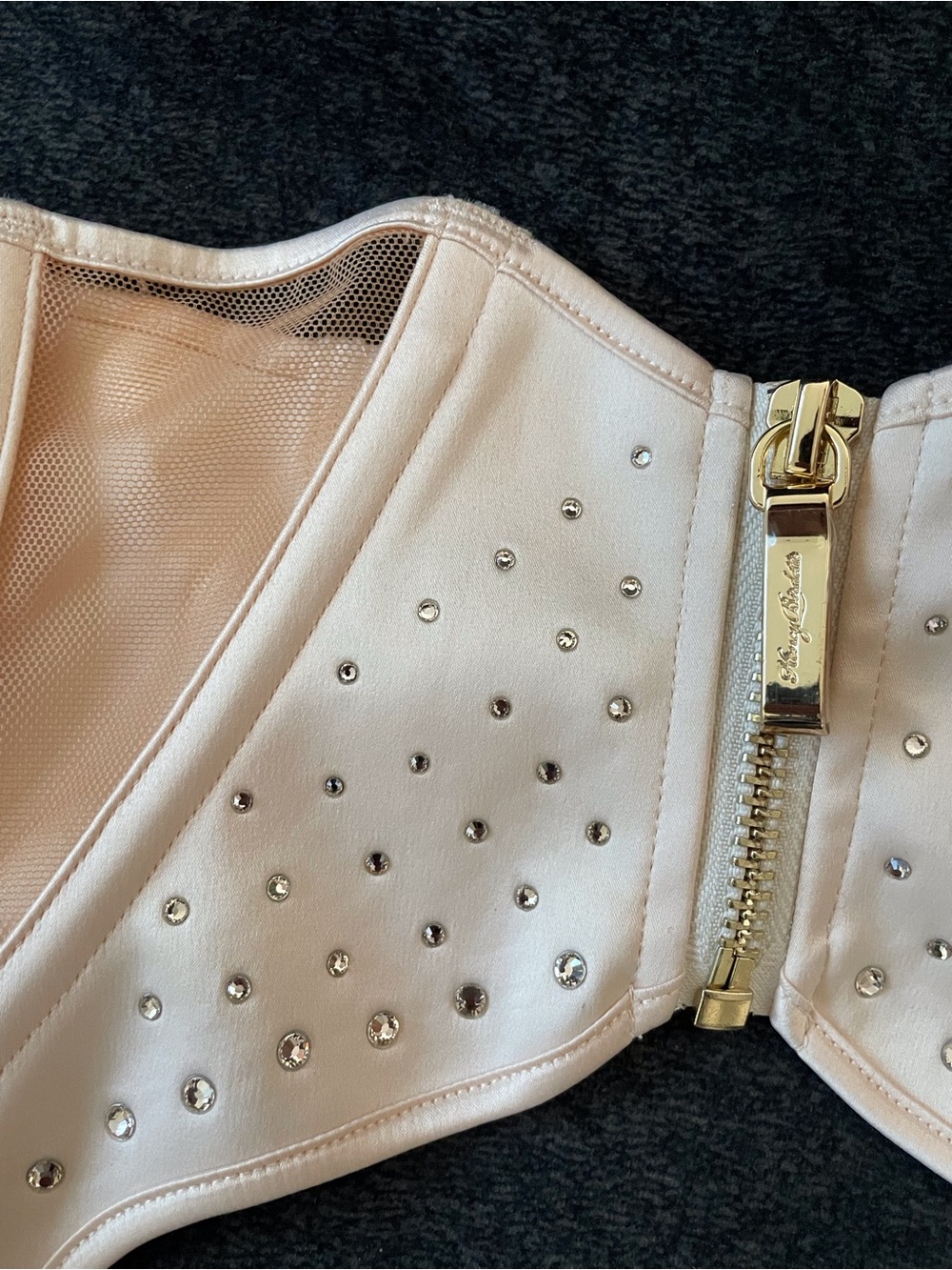Honey Birdette XS Crystal Garter Belt - Picture 4 of 4